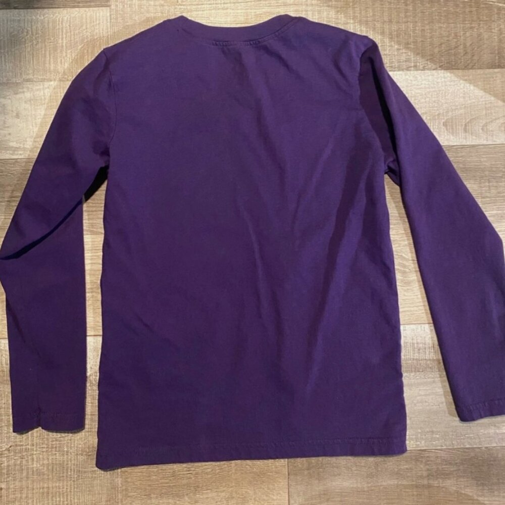 Primary 8-9Y Long Sleeve Shirt Bundle Purple Rainbow Stripe - Picture 12 of 12